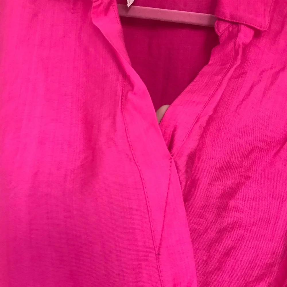 RACHEL Rachel Roy Fuchsia High-Low Wrap Top sz XL nwt - Picture 4 of 11